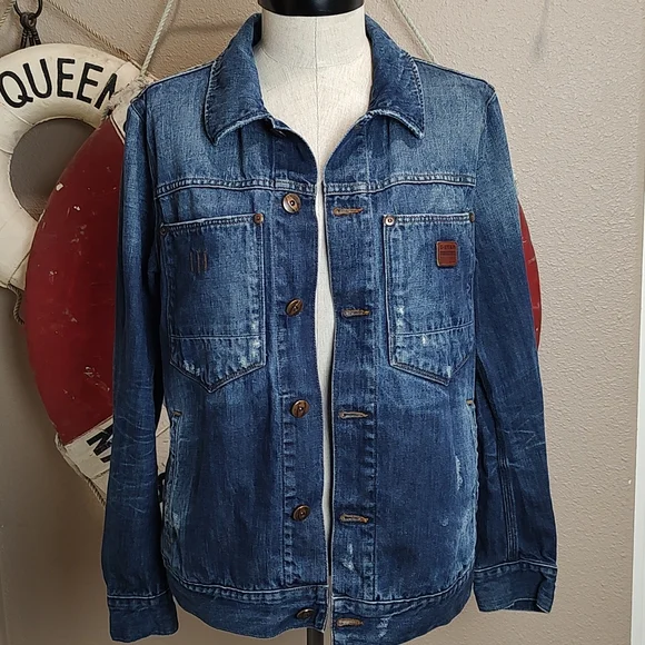 G-Star | Jackets & Coats | Gstar Raw Denim Distressed Ranch
